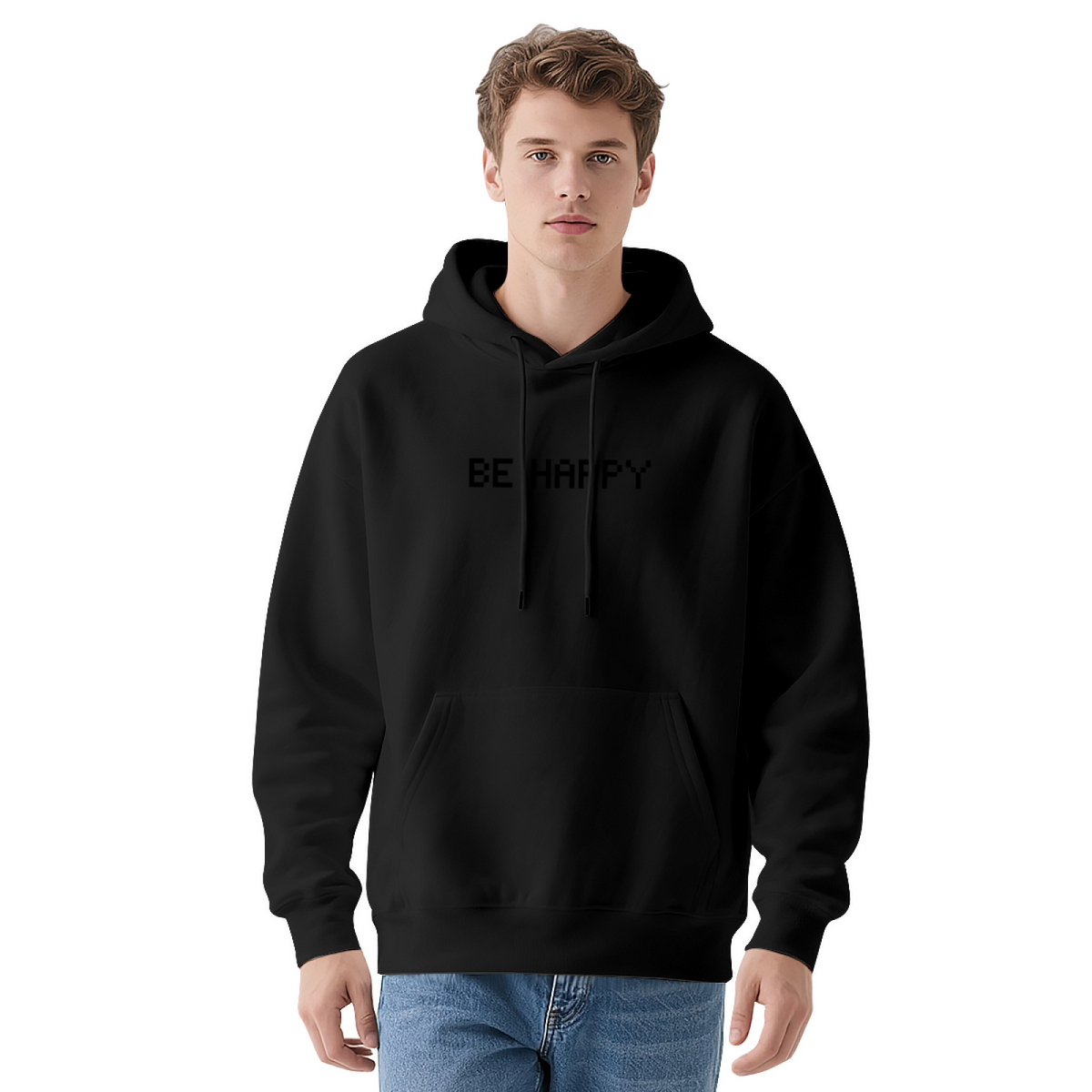 Trendy Hooded Sweatshirt - Be Happy product image 9