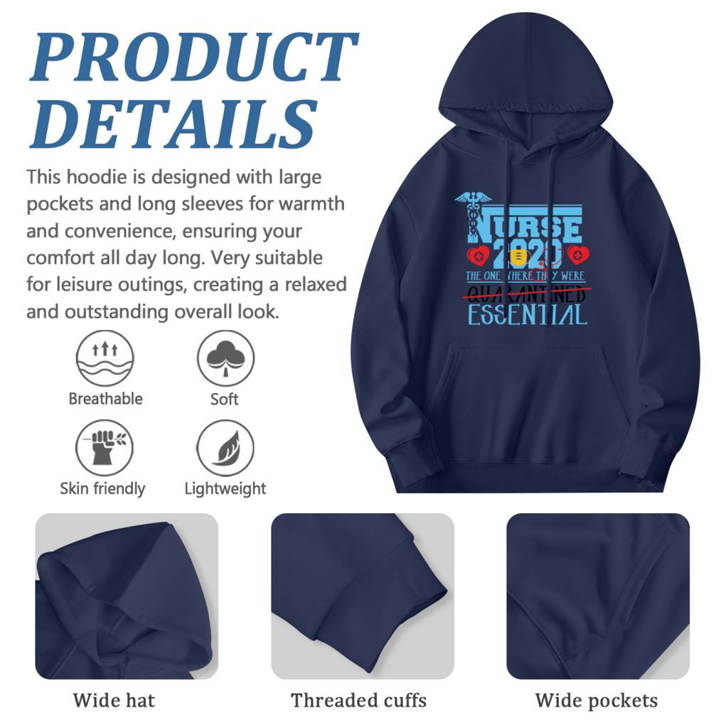 Cool Graphic Hoodie - Nurse Quarantine 2020 product image 6