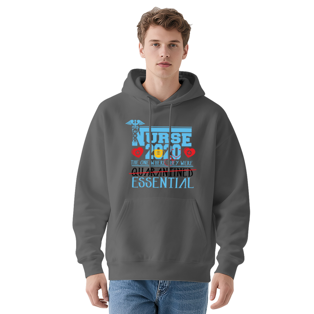 Cool Graphic Hoodie - Nurse Quarantine 2020 product image 12