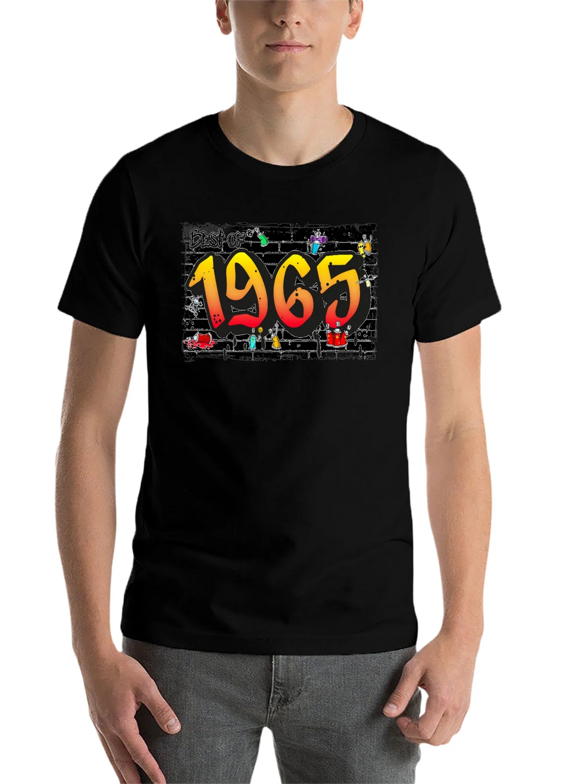 Best of 1965 Graphic Black T-Shirt product image 4