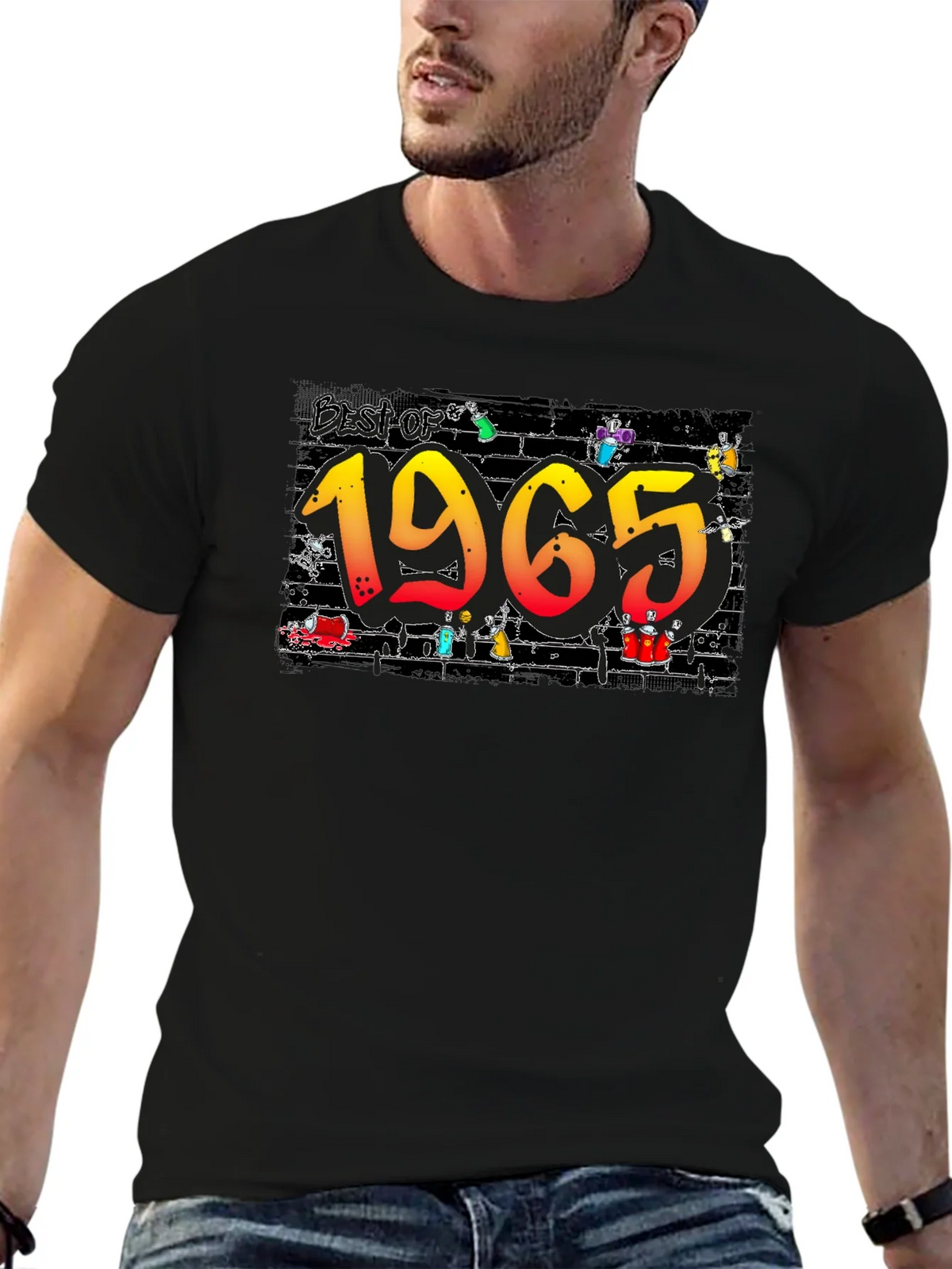 Best of 1965 Graphic Black T-Shirt product image 6
