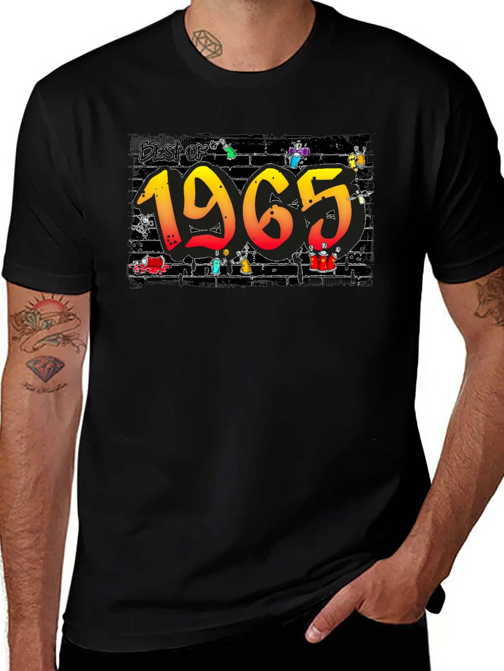 Best of 1965 Graphic Black T-Shirt product image 1