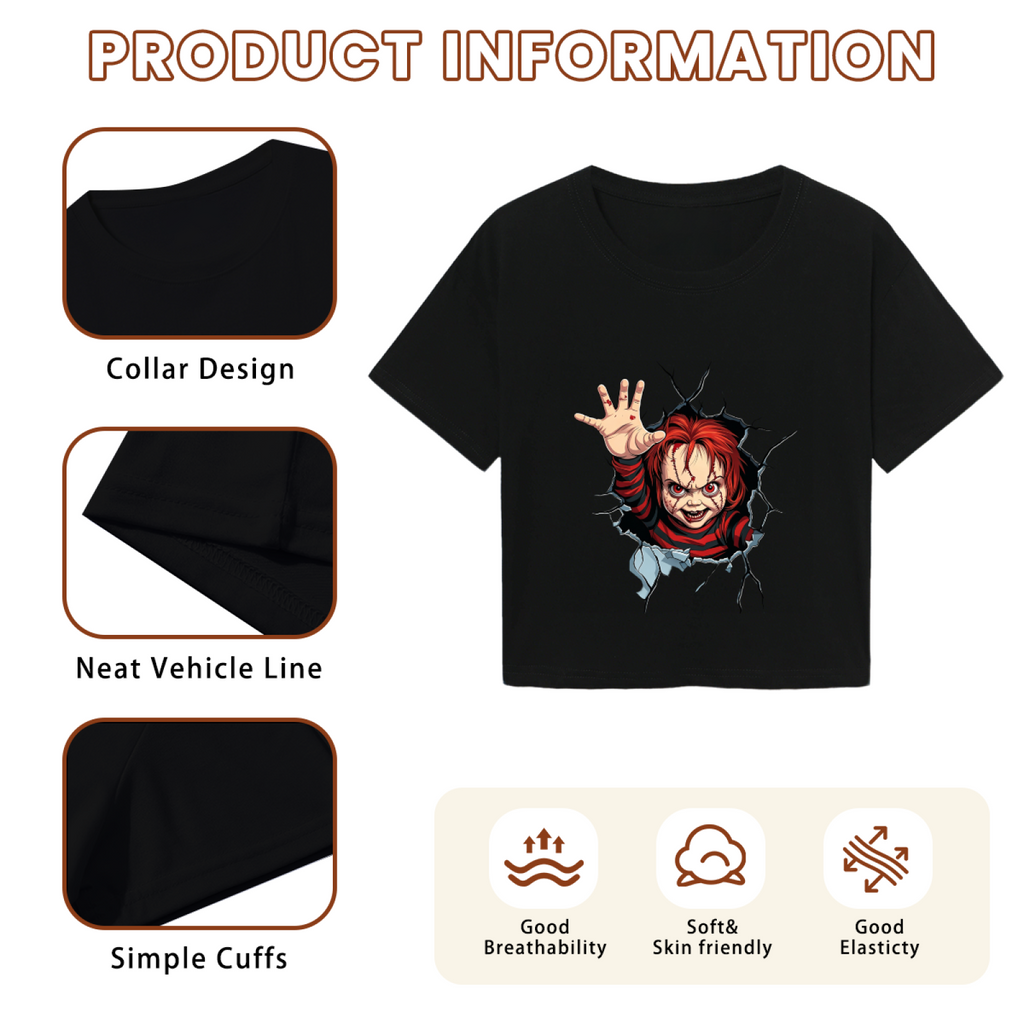 Terrifying Chucky Breaking Through Wall Horror Halloween product image 6