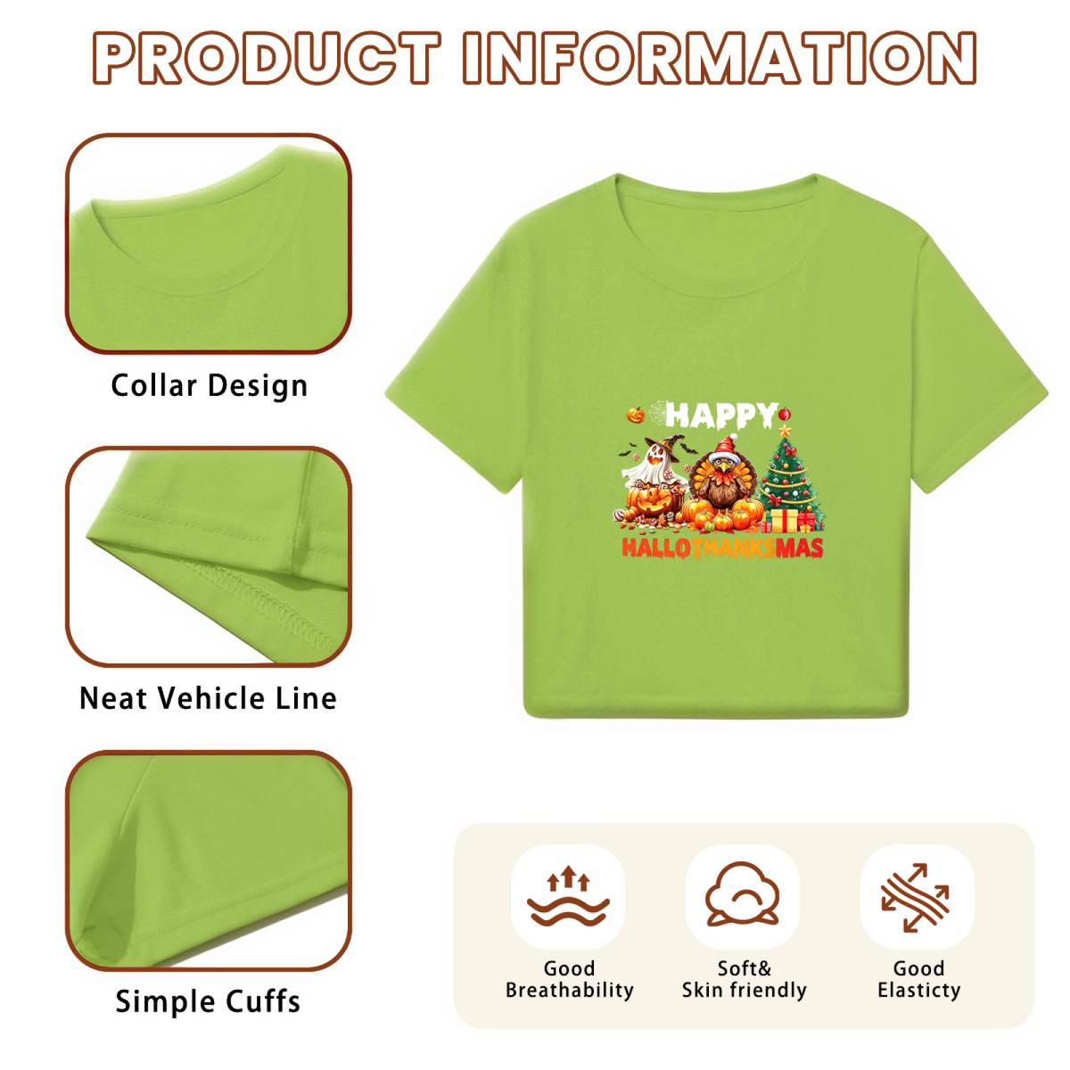 Happy Hallothanksmas Halloween Thanksgiving Christmas Mix product image 6