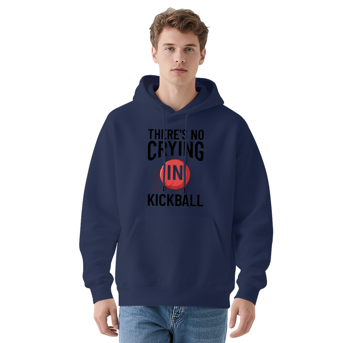 Stylish Pullover Hoodie - Design Reads There'S product image 11