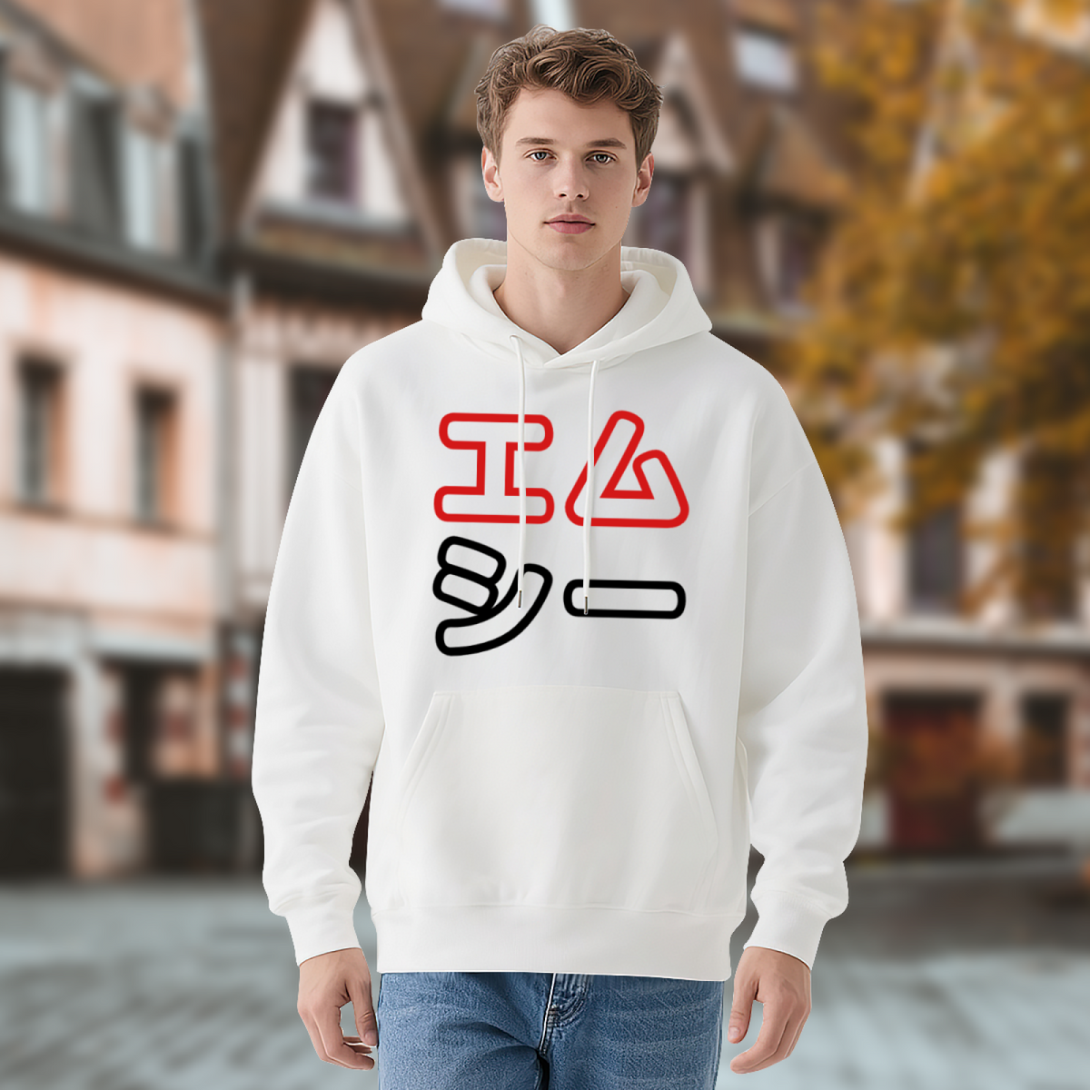 Premium Graphic Hoodie - Geometric Art product image 4