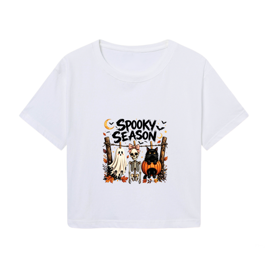 Spooky Season Ghost Skeleton Black Cat Fall Halloween product image 2