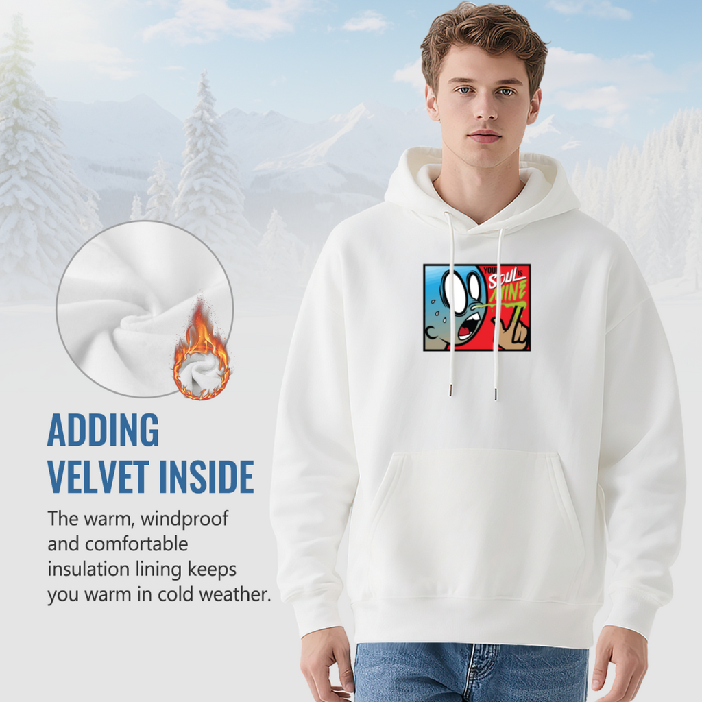 Trendy Hooded Sweatshirt - Inspirational Quote product image 7