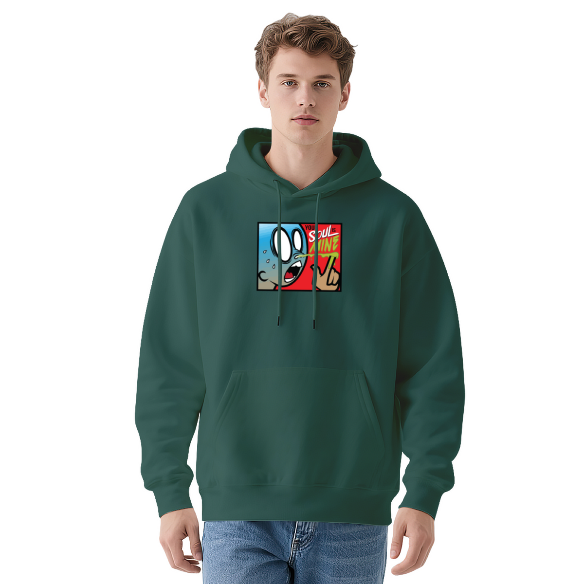 Trendy Hooded Sweatshirt - Inspirational Quote product image 13