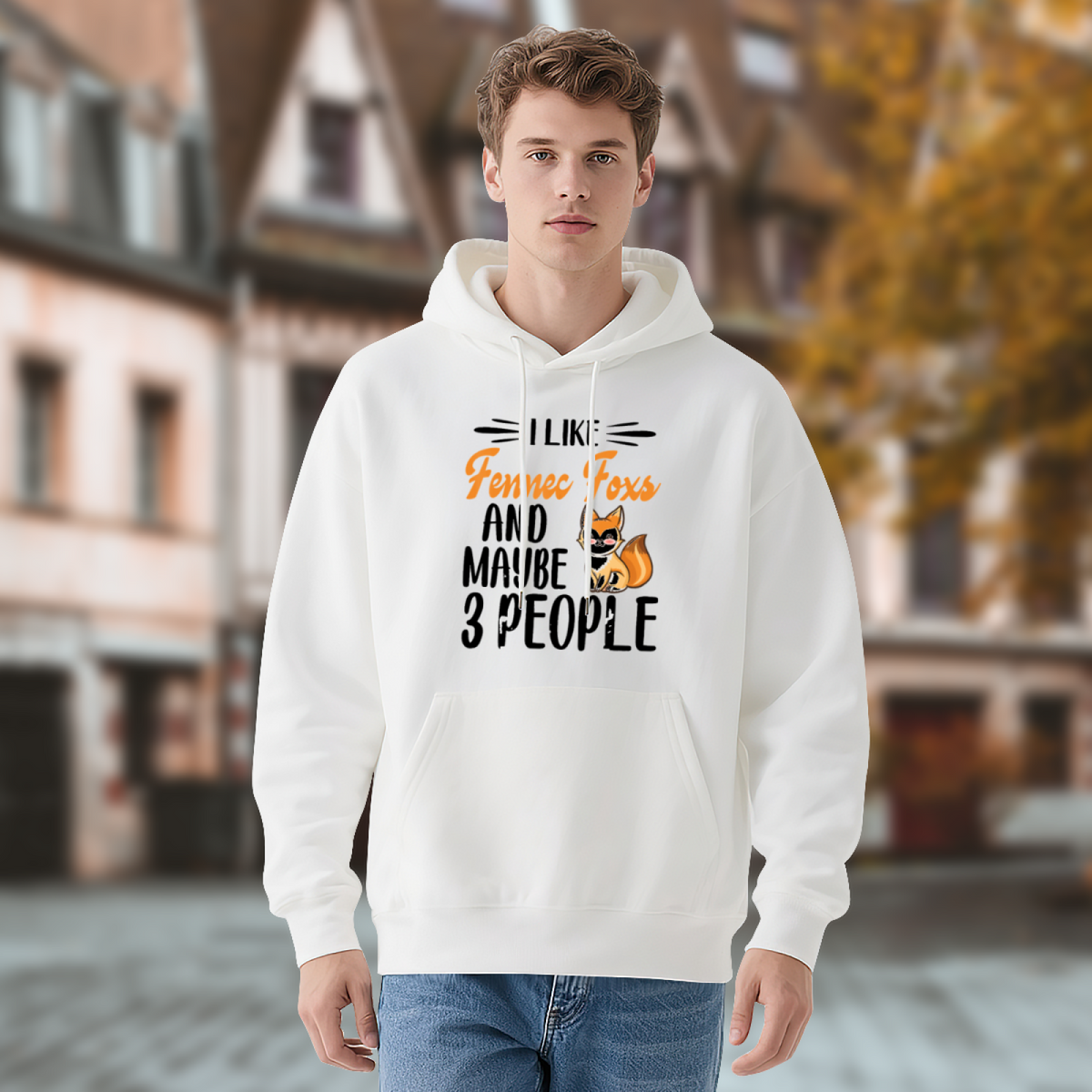 Premium Graphic Hoodie - Typographic Design Reading product image 4