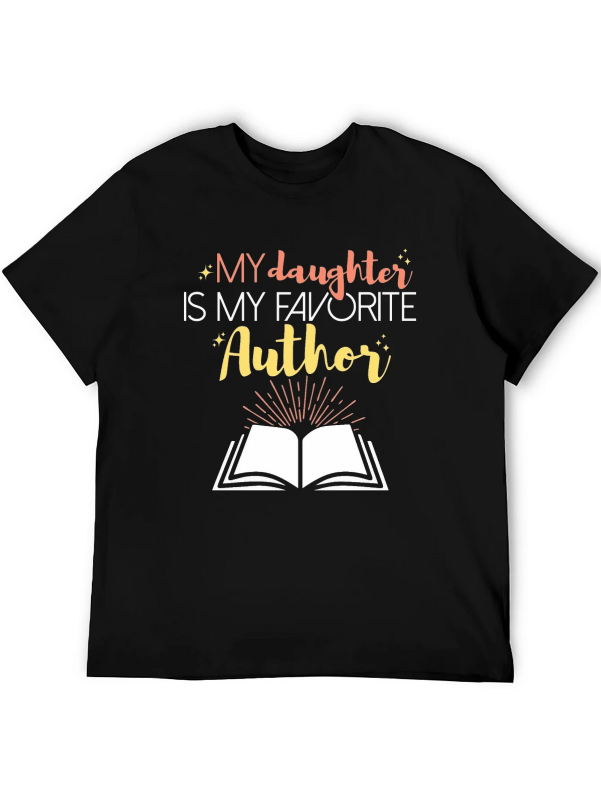 My Daughter is My Favorite Author Graphic Tee product image 5
