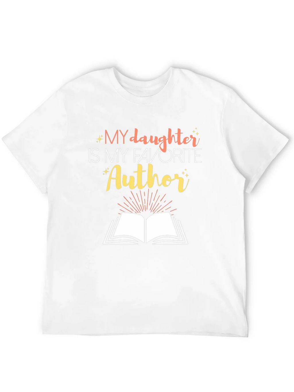 My Daughter is My Favorite Author Graphic Tee product image 11