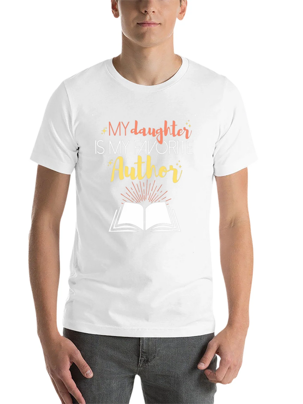 My Daughter is My Favorite Author Graphic Tee product image 10
