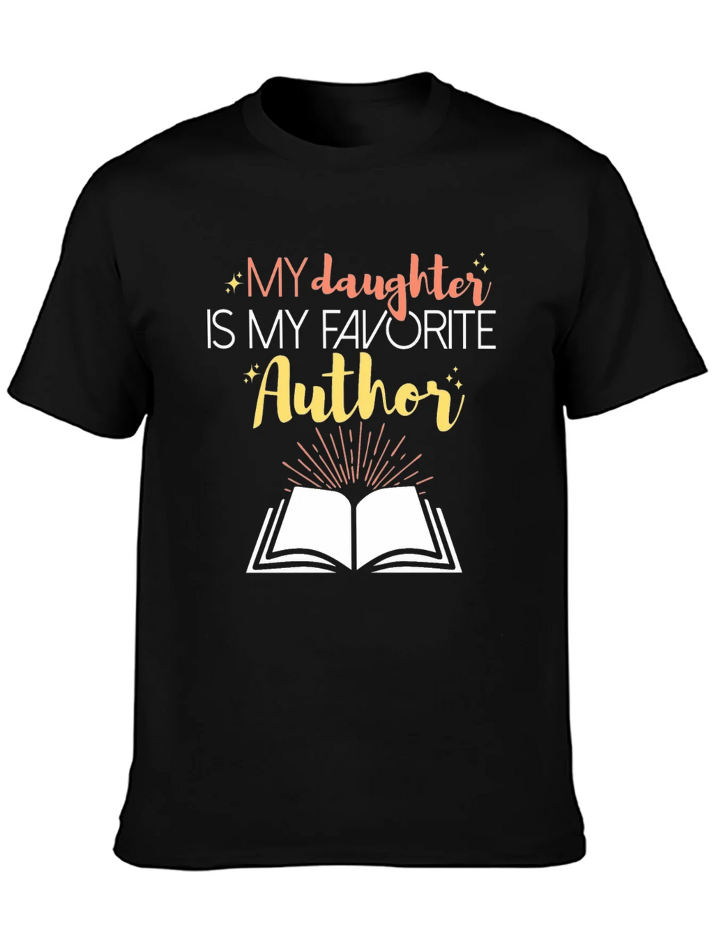 My Daughter is My Favorite Author Graphic Tee product image 3
