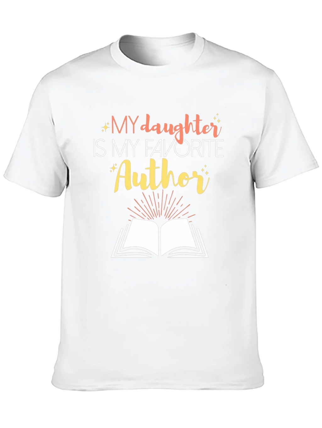 My Daughter is My Favorite Author Graphic Tee product image 9