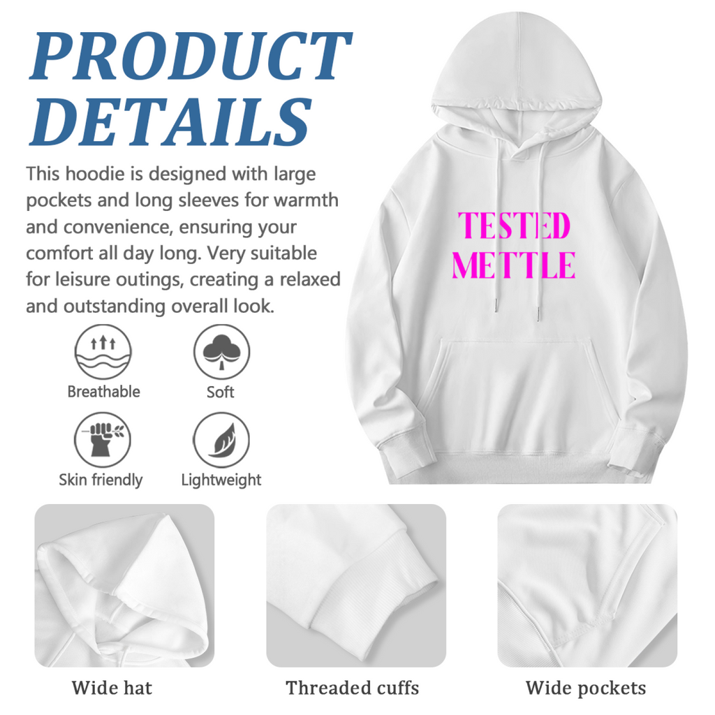 Stylish Pullover Hoodie - Tested Mettle product image 6