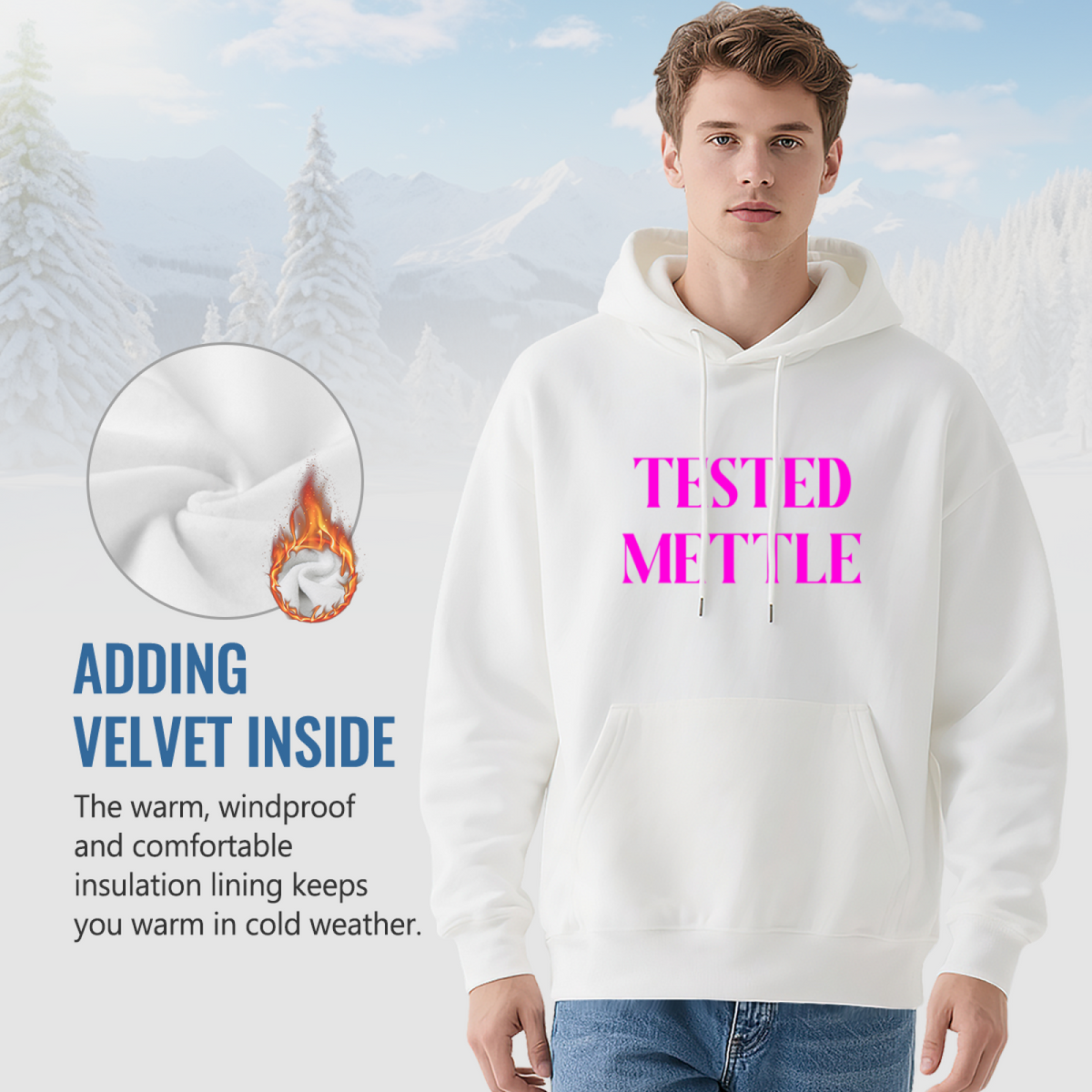 Stylish Pullover Hoodie - Tested Mettle product image 7
