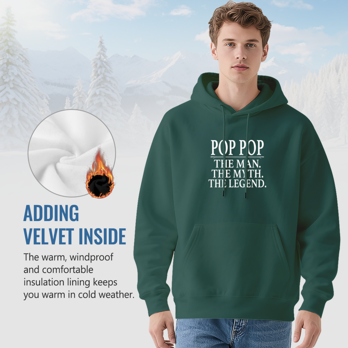 Trendy Hooded Sweatshirt - Pop Legend product image 7