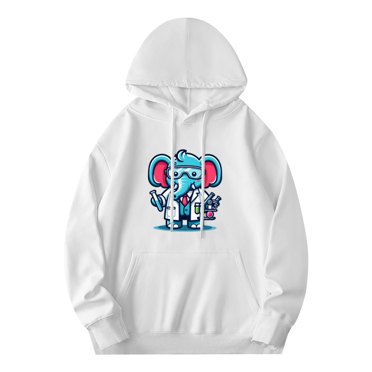 Premium Graphic Hoodie - Scientist Elephant product image 2
