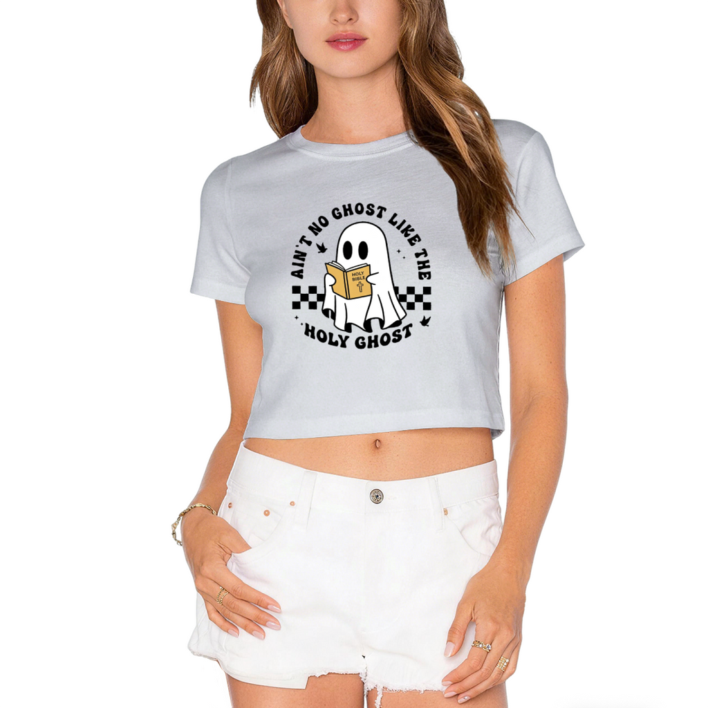 Ain't No Ghost Like The Holy Funny Cropped T?Shirt product image 1