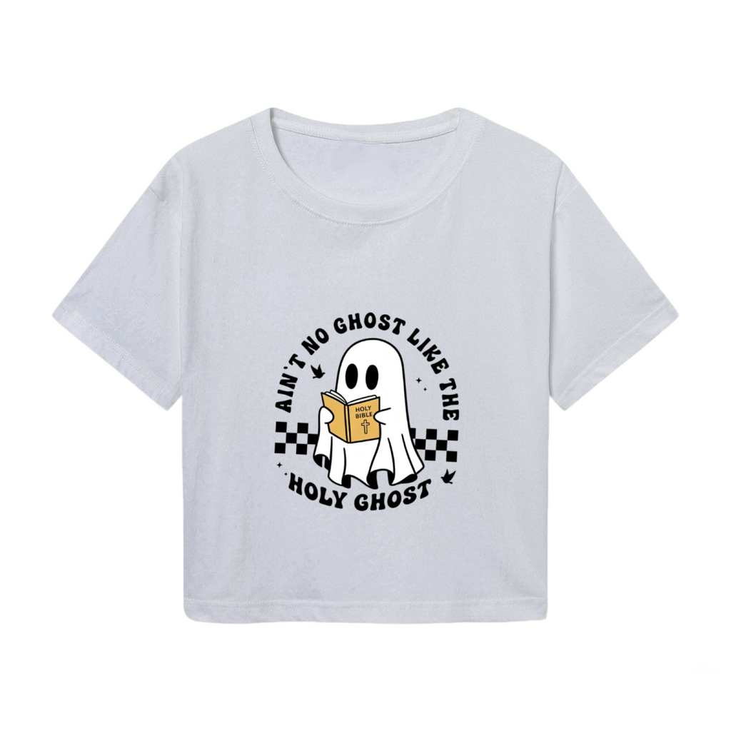 Ain't No Ghost Like The Holy Funny Cropped T?Shirt product image 2