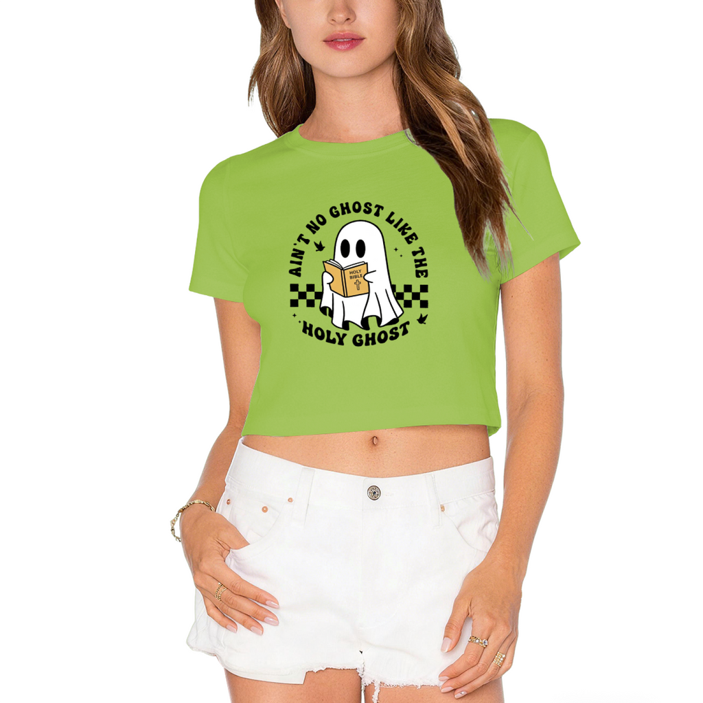 Ain't No Ghost Like The Holy Funny Cropped T?Shirt product image 13