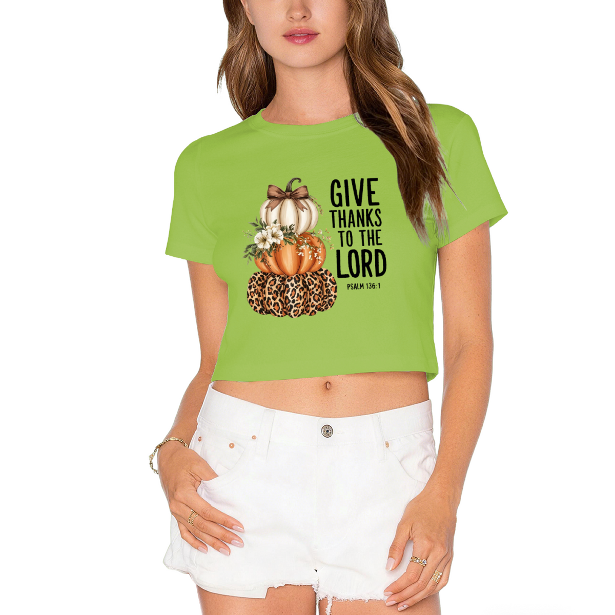 Give Thanks To The Lord Leopard Pumpkin Thanksgiving product image 12