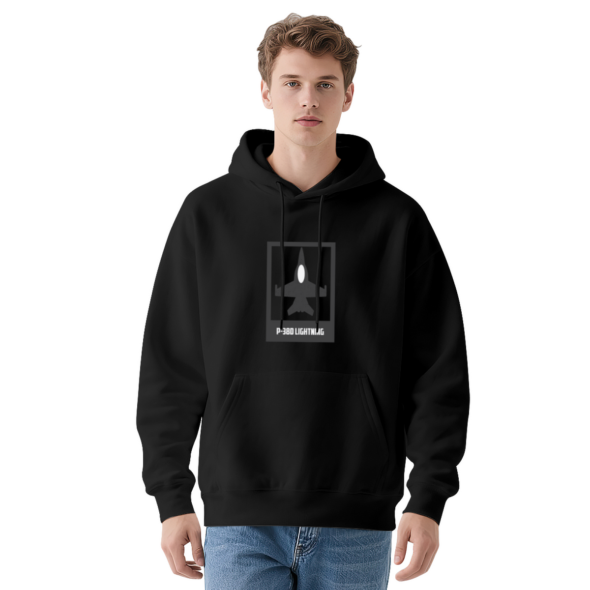 Cool Graphic Hoodie - P-38 Lightning Aircraft product image 9