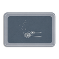 Dandelion Seed Floating Silhouette Diatomite Bath Mat