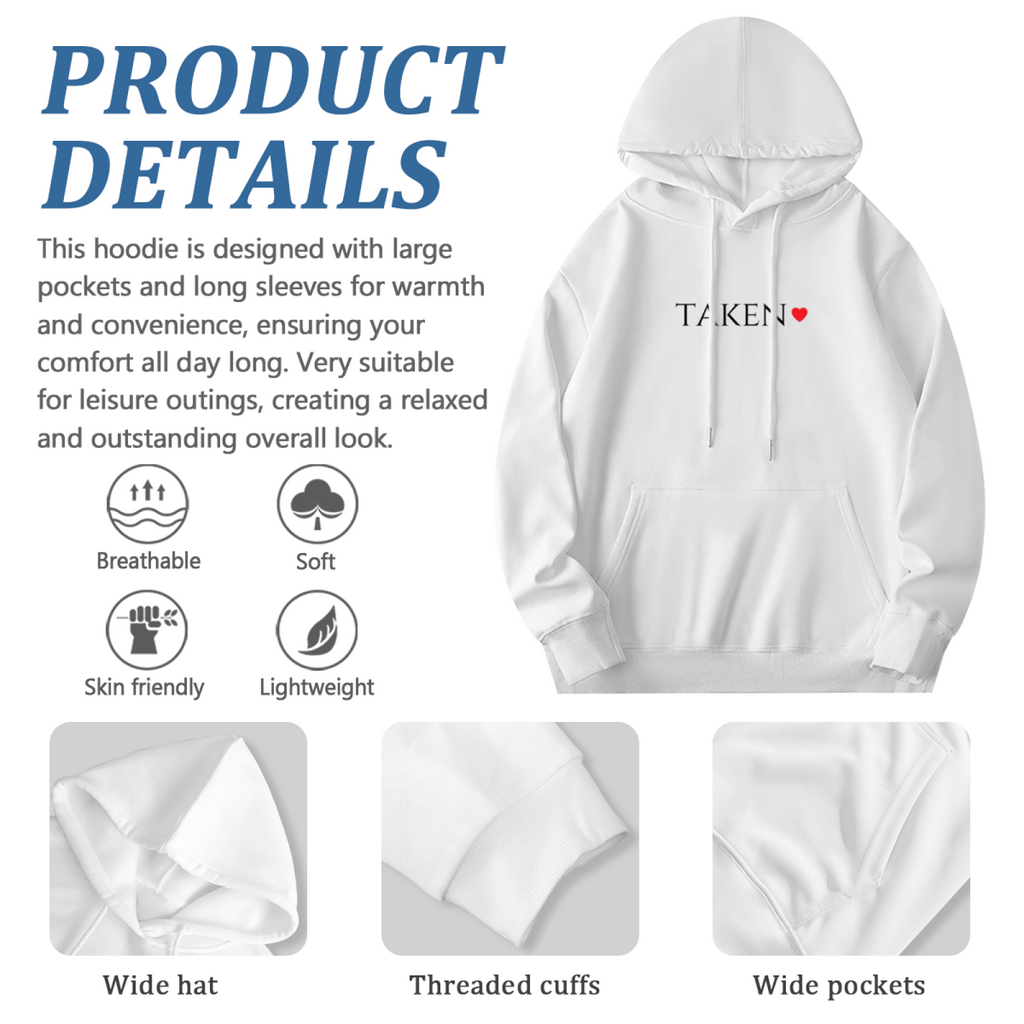 Premium Graphic Hoodie - Taken With Love product image 6