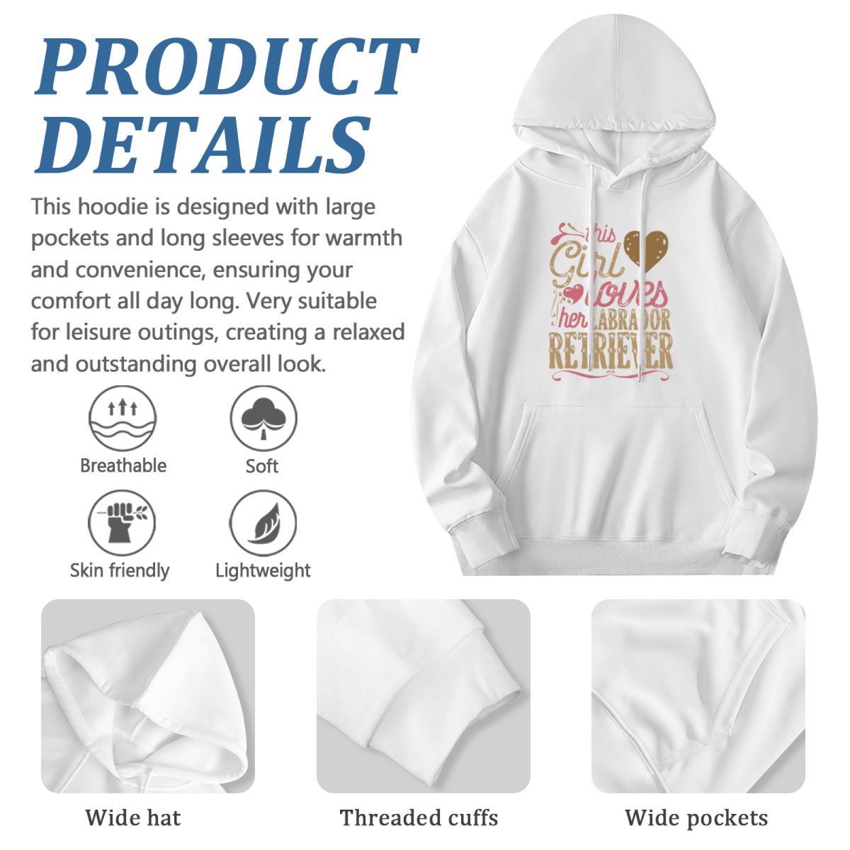 Premium Graphic Hoodie - Inspirational Quote product image 6