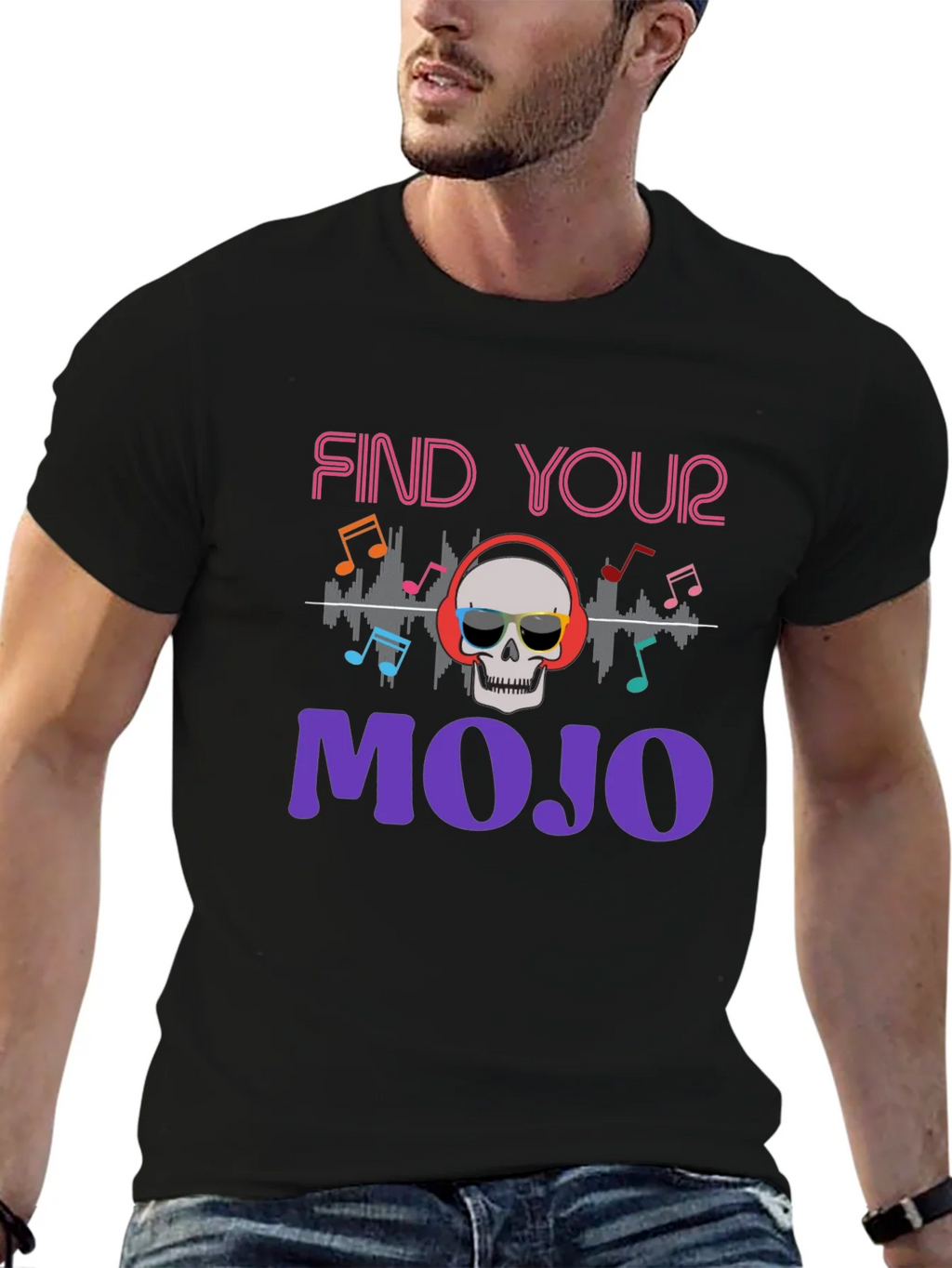 Find Your Mojo T-Shirt - Skull Graphic Tee product image 6