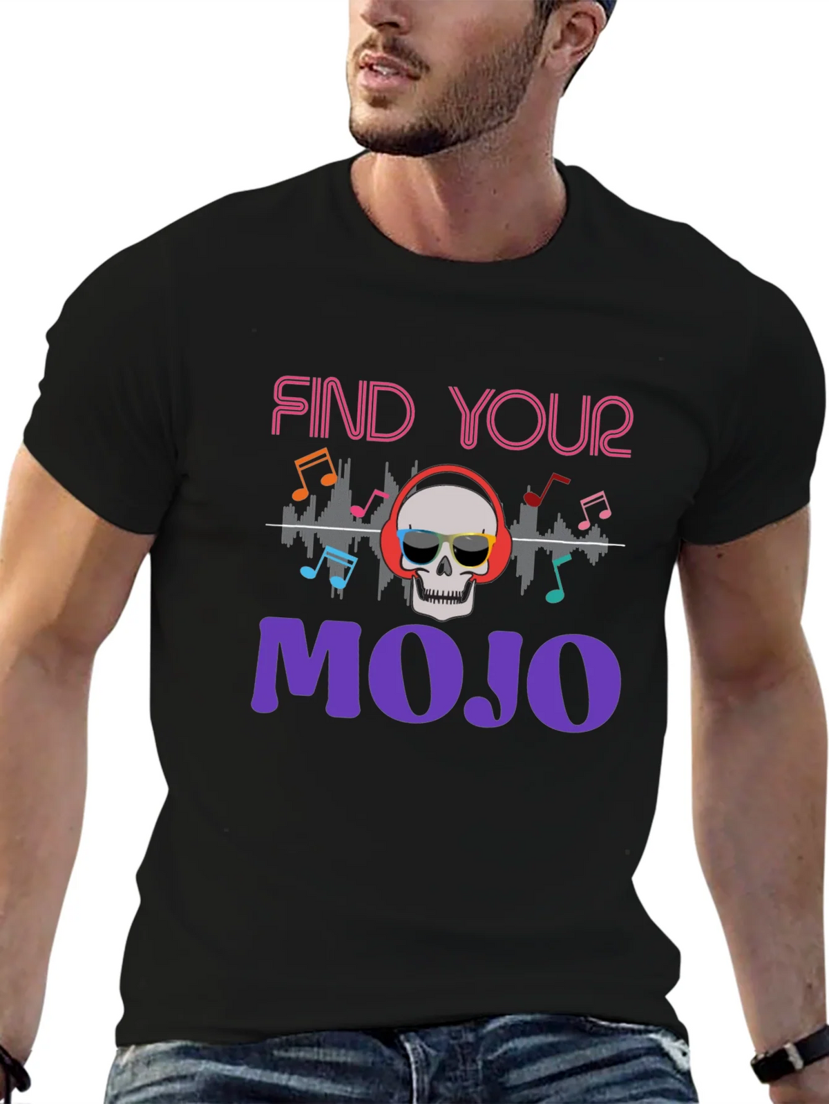 Find Your Mojo T-Shirt - Skull Graphic Tee product image 6