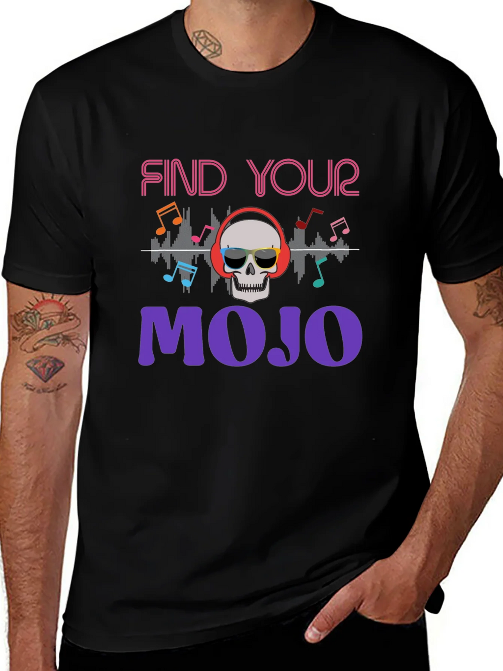 Find Your Mojo T-Shirt - Skull Graphic Tee product image 1