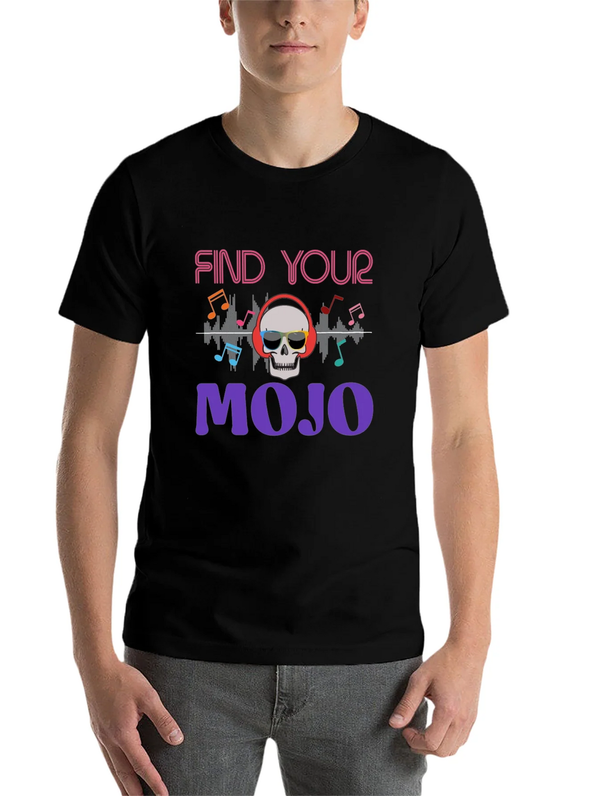 Find Your Mojo T-Shirt - Skull Graphic Tee product image 4