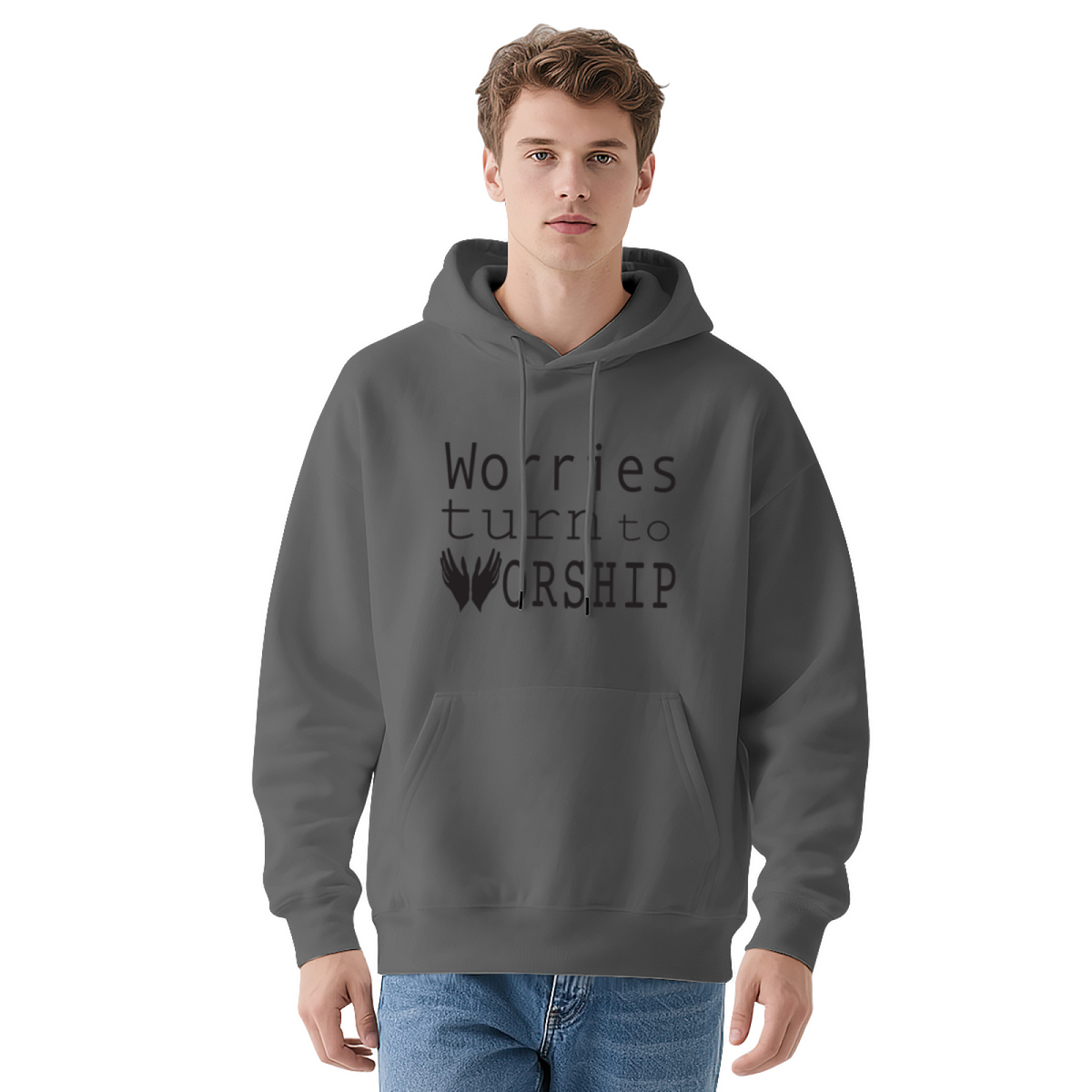 Cool Graphic Hoodie - Worship & Faith product image 1