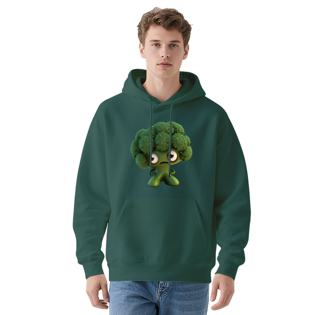 Stylish Pullover Hoodie - Funny Broccoli Character product image 13