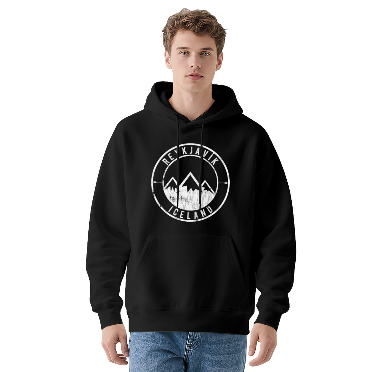 Premium Graphic Hoodie - Reykjavik Iceland product image 9