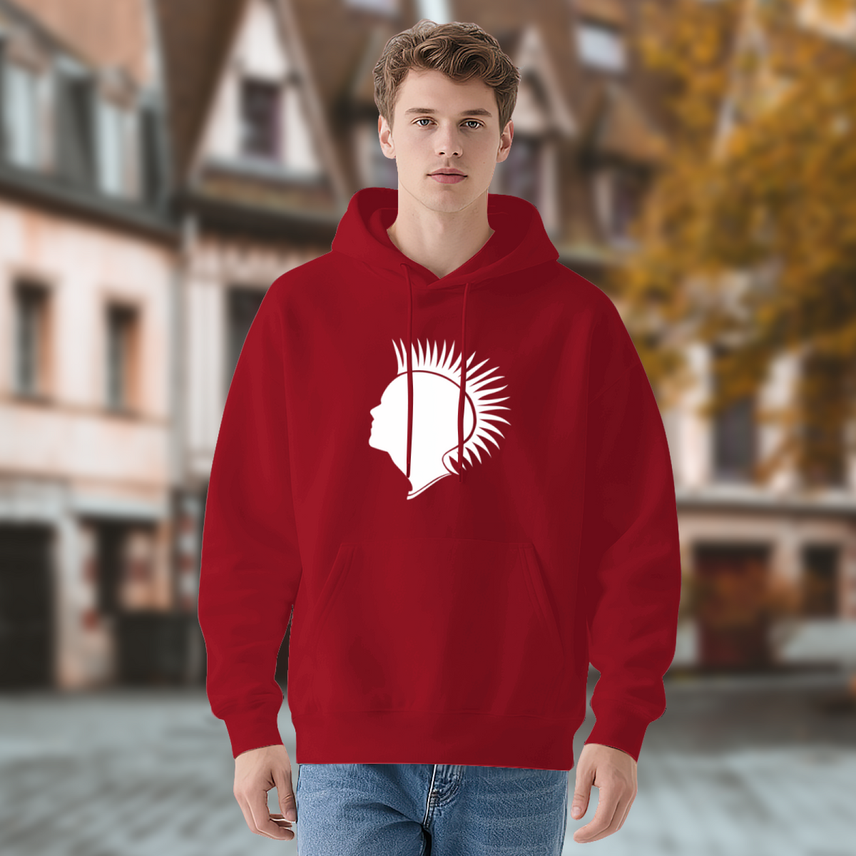 Unisex Graphic Hoodie - Native Headdress product image 4