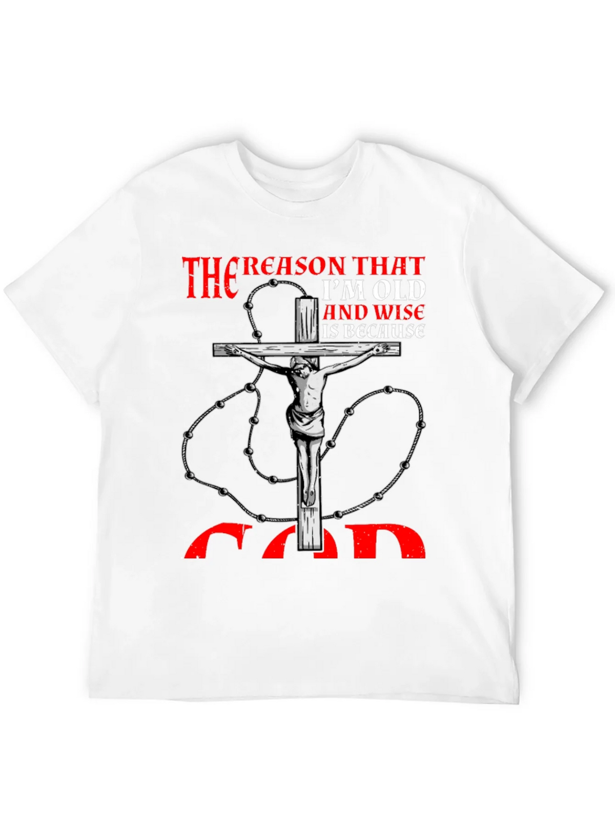 Reason Im Old and Wise Black T-Shirt product image 11