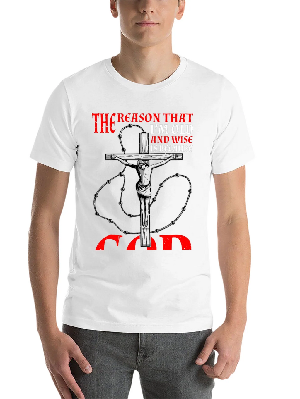 Reason Im Old and Wise Black T-Shirt product image 10