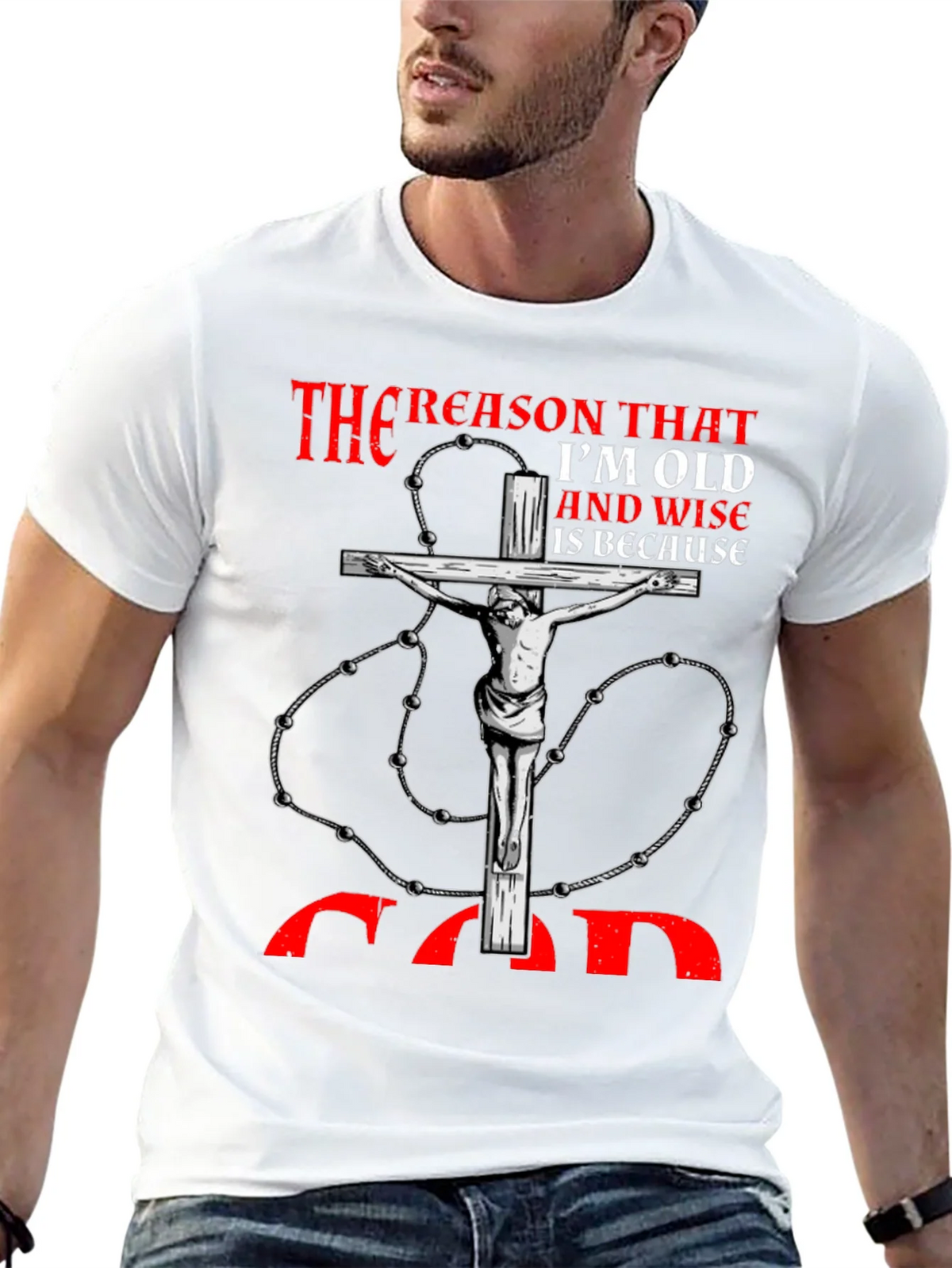 Reason Im Old and Wise Black T-Shirt product image 12