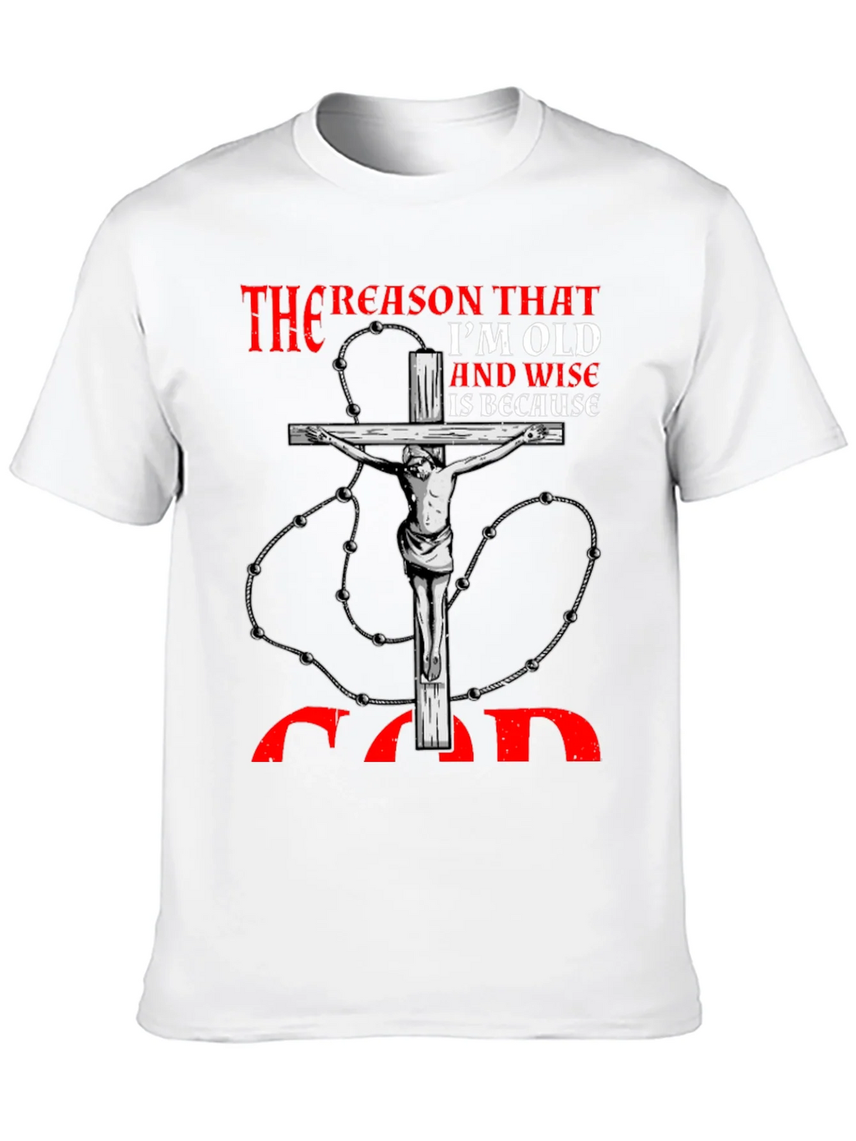 Reason Im Old and Wise Black T-Shirt product image 9