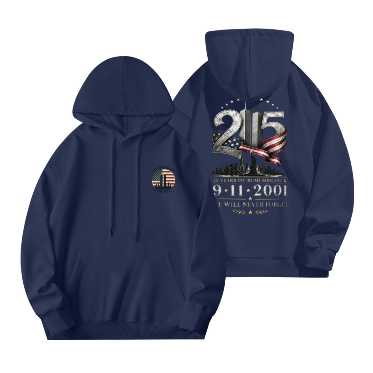 25 Years Of Remembrance 9?11?2001 Memorial Double?Sided product image 12