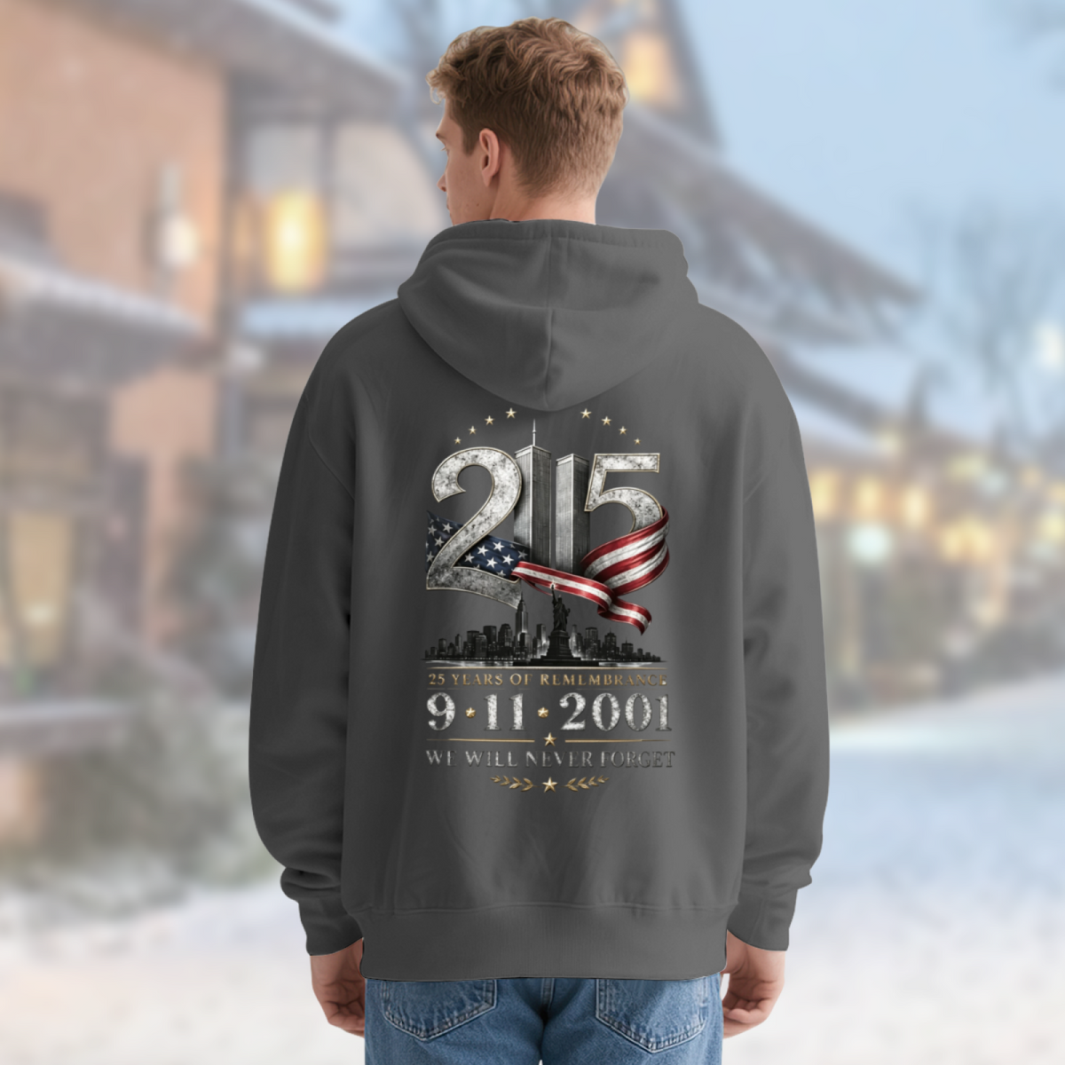 25 Years Of Remembrance 9?11?2001 Memorial Double?Sided product image 5