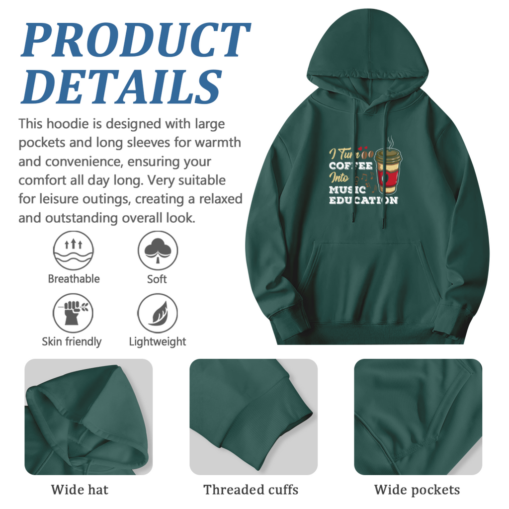 Stylish Pullover Hoodie - Cat Lover Design product image 6