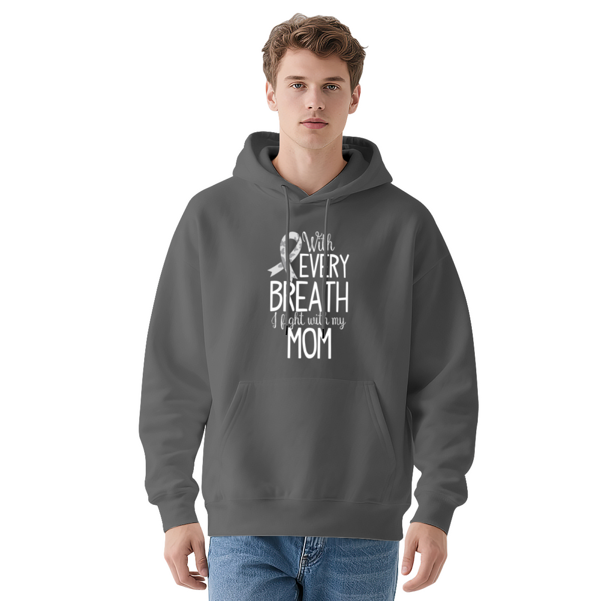 Premium Graphic Hoodie - Cancer Awareness product image 12