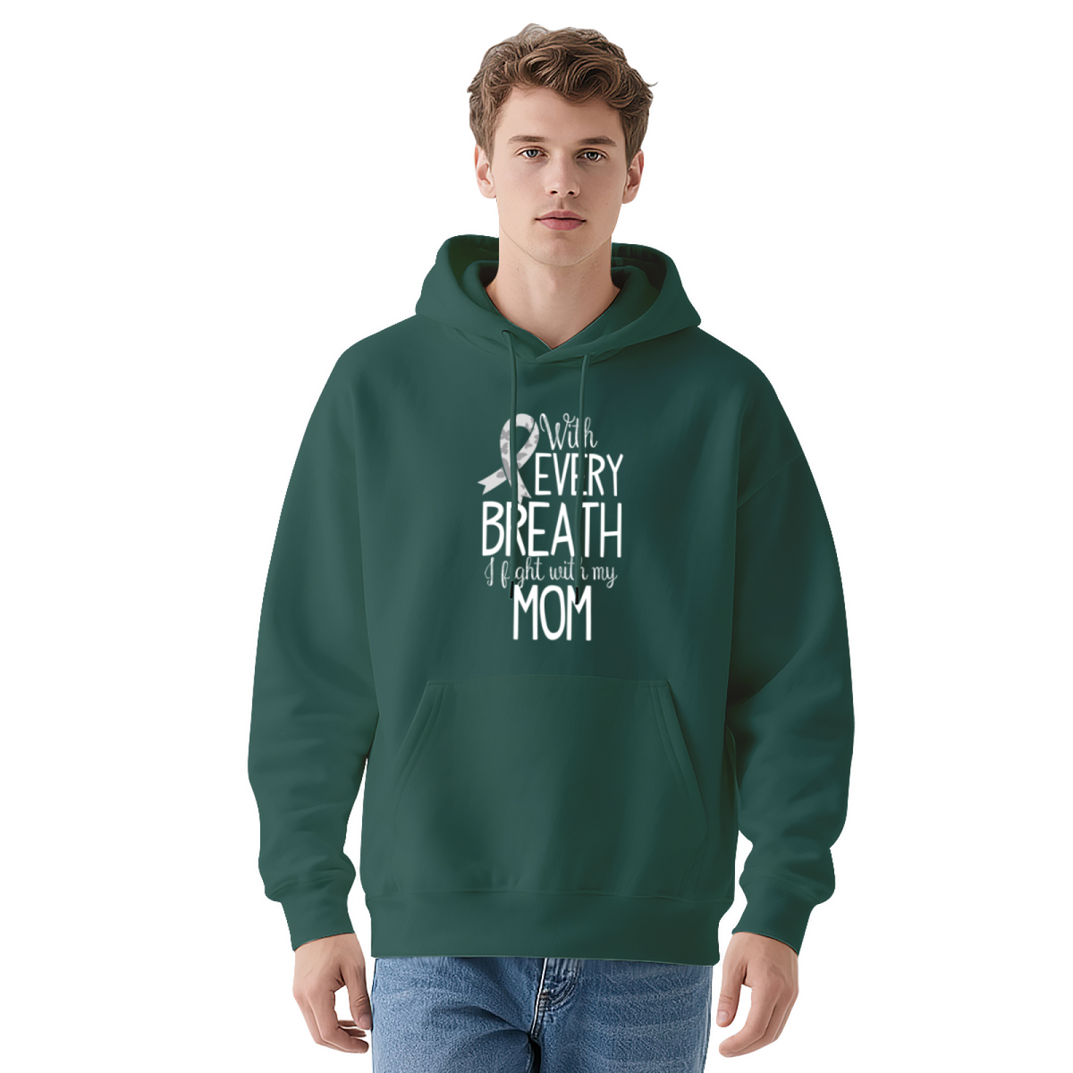 Premium Graphic Hoodie - Cancer Awareness product image 13