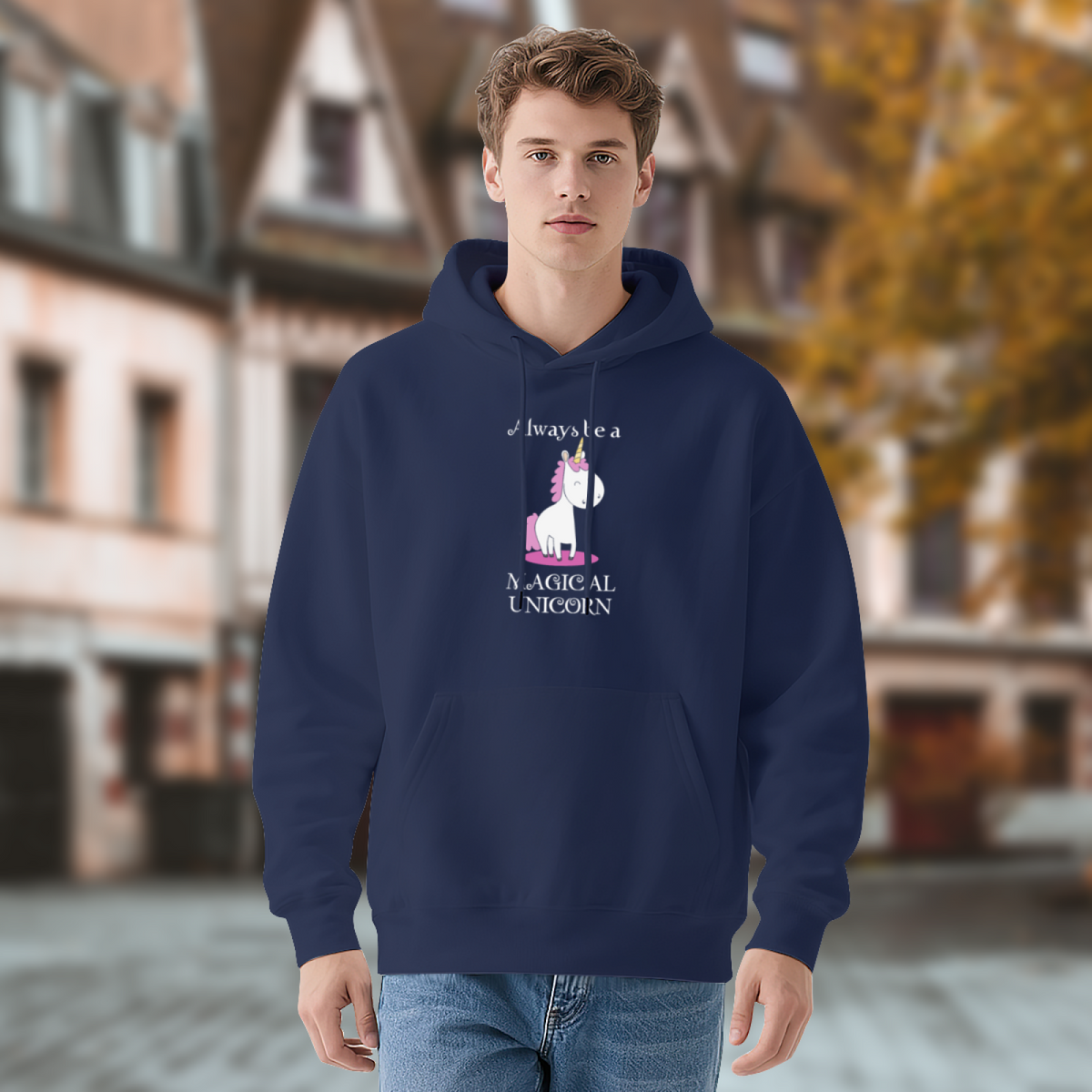 Trendy Hooded Sweatshirt - Inspirational Quote product image 4