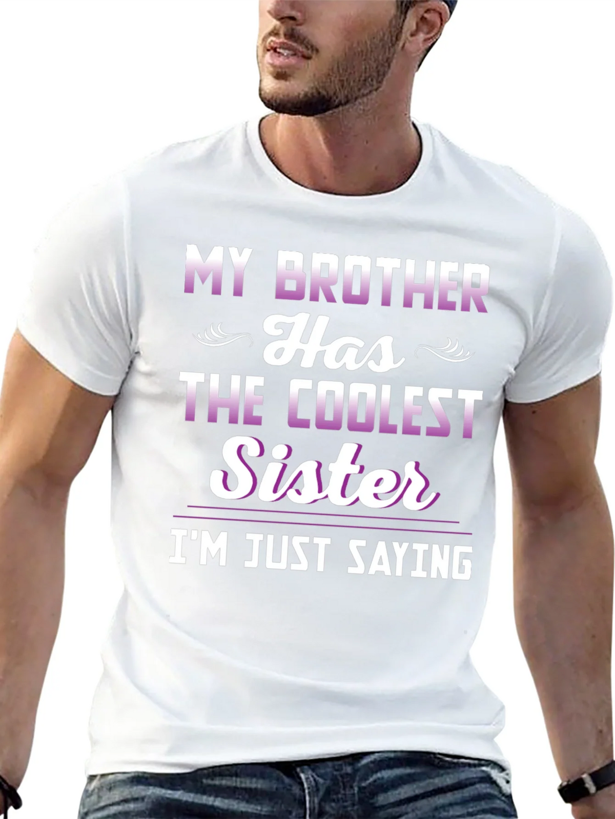 Coolest Sister Tee - Funny Sibling Pride T-Shirt product image 12